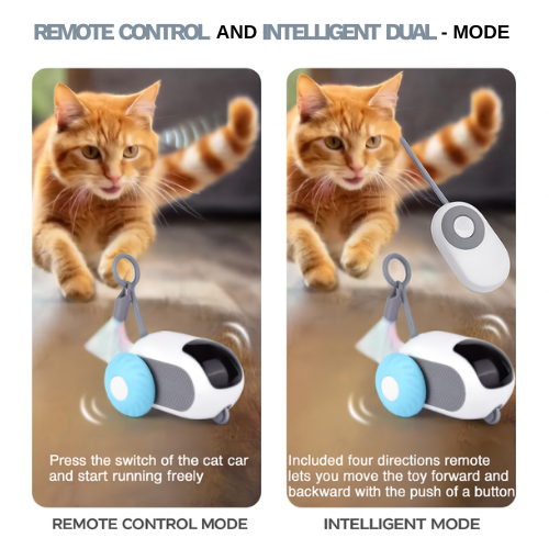 MeowMotion™ Smart Interactive Cat-Toy Car