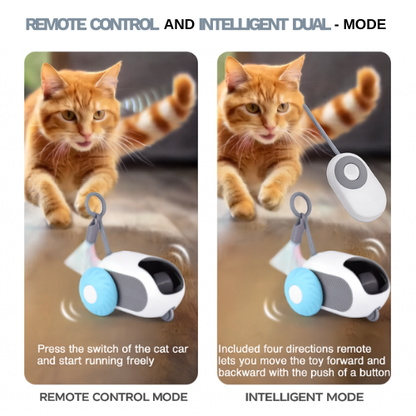 MeowMotion™ Smart Interactive Cat-Toy Car